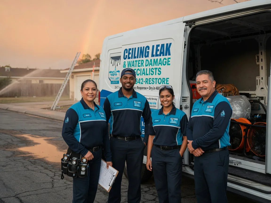 Ceiling Leak Cleanup company in Lilly, PA